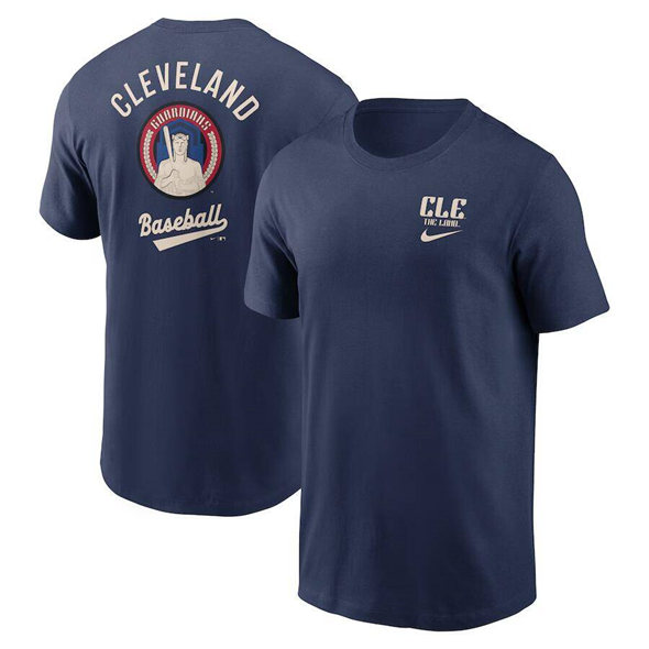 Men's Cleveland Guardians Navy 2025 City Connect T-Shirt Men's Cleveland Guardians Navy 2025 City Connect T-Shirt